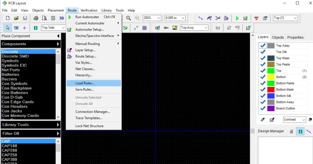 Adding External Part Libraries, DRCs, and CAM files to Diptrace